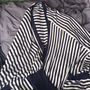 Striped cardigan